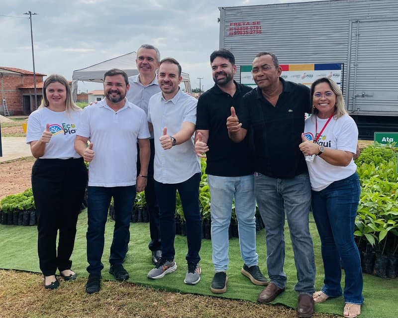 Alguns dos representantes da SEMARH no evento.