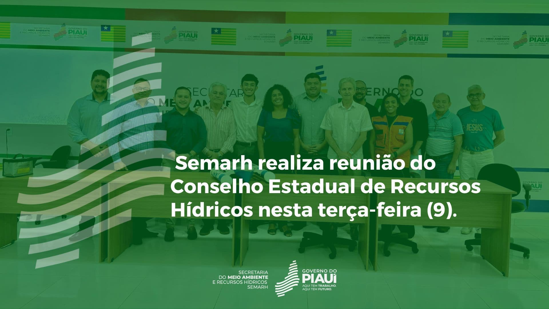 Semarh realiza reunião do Conselho Estadual de Recursos Hídricos nesta terça-feira (9).