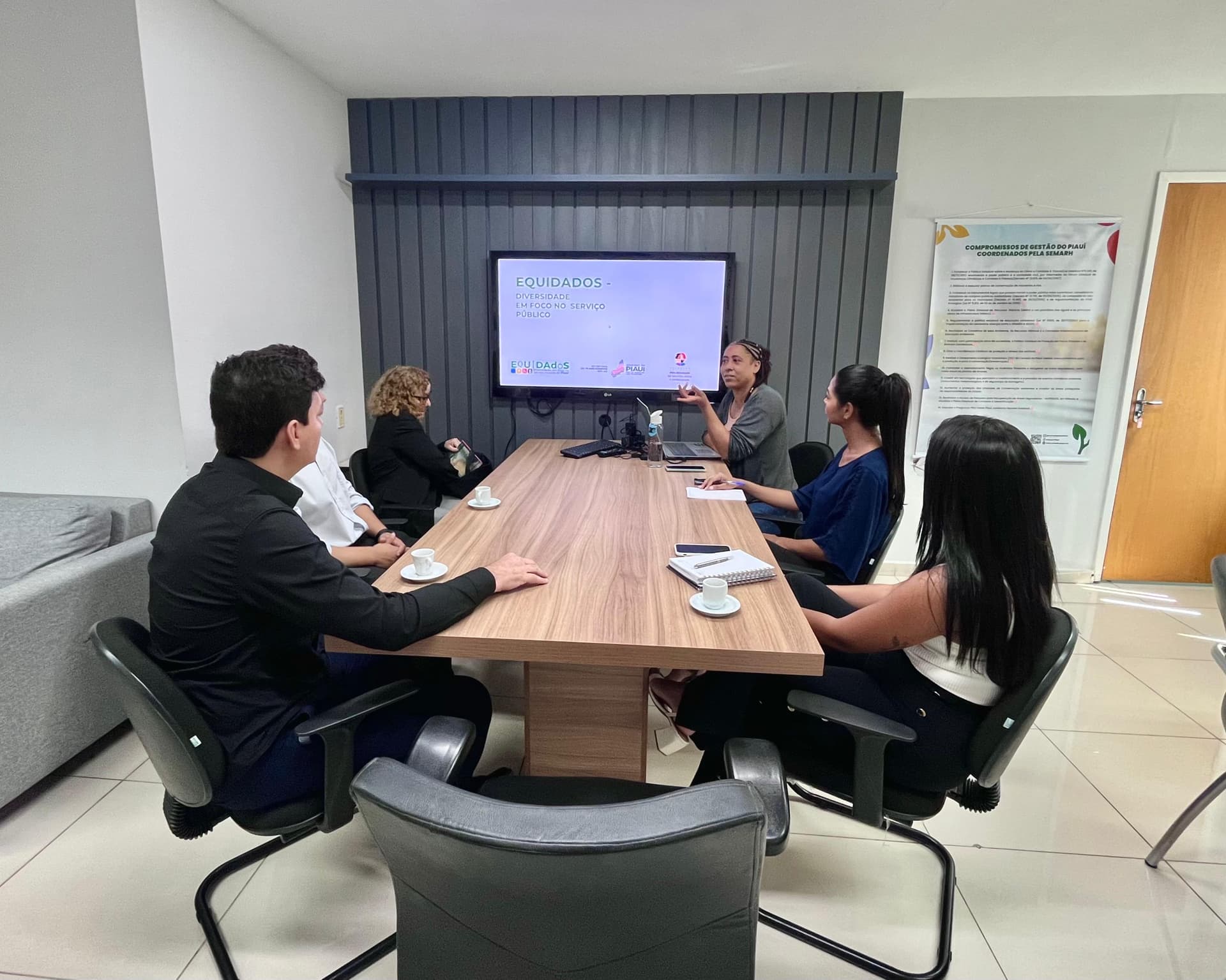 Semarh recebe SEPLAN para apresentação do Projeto EQUIDADOS: diversidade e inclusão no serviço público em pauta