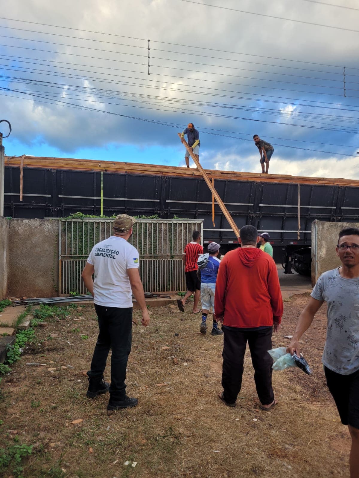 Momento da apreensão