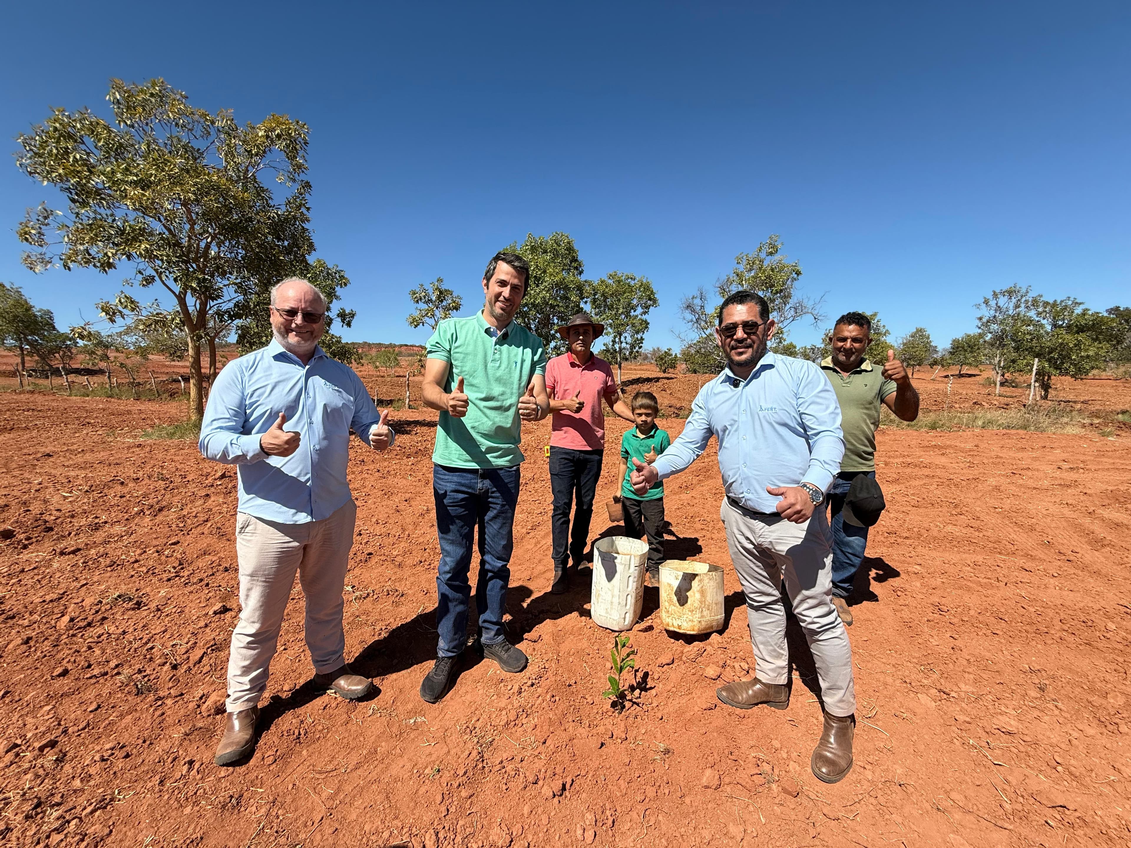 Visita a área recuperada