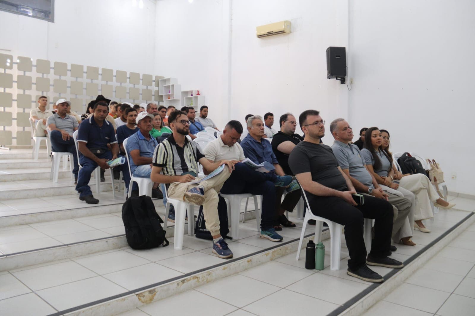 Alunos que vão participar do treinamento