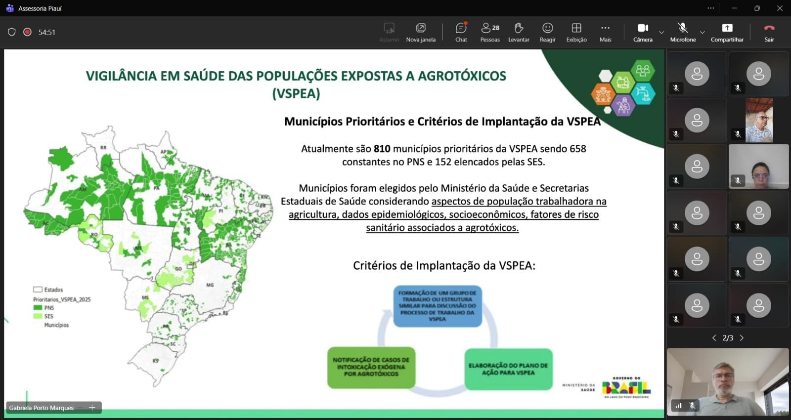 Capacitação sobre agrotóxicos reforça integração entre saúde e meio ambiente no Piauí