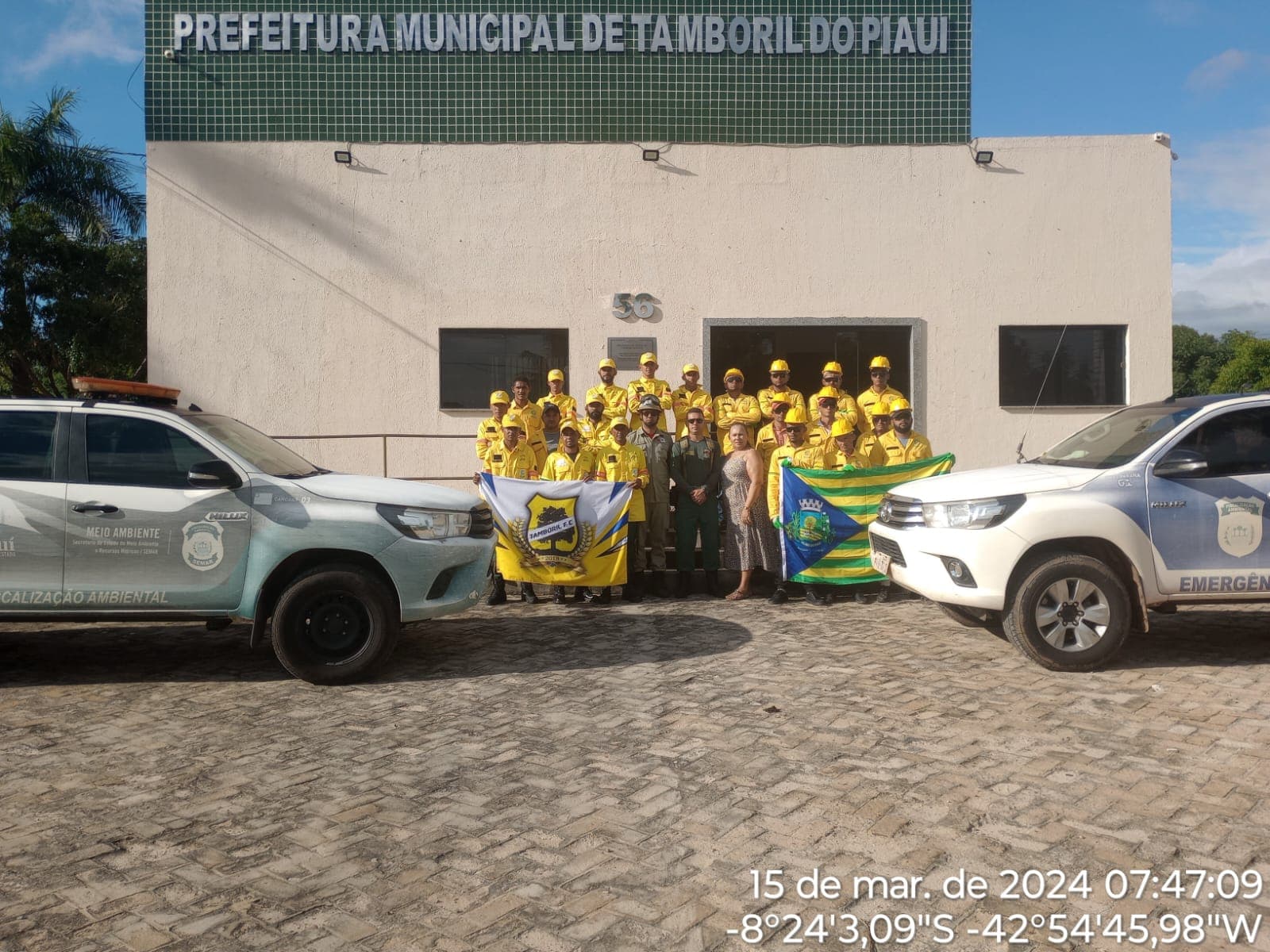 Semarh e Corpo de Bombeiros realizam treinamento de combate a incêndios florestais no Sul do Piauí