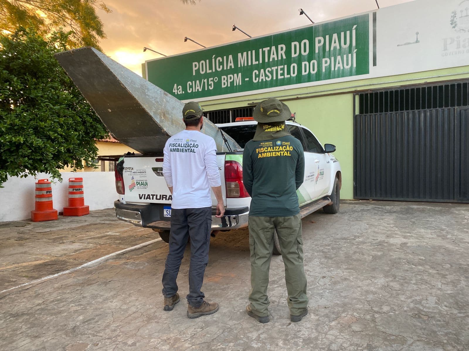 Fiscalização no Parque Estadual Cânion do Rio Poti