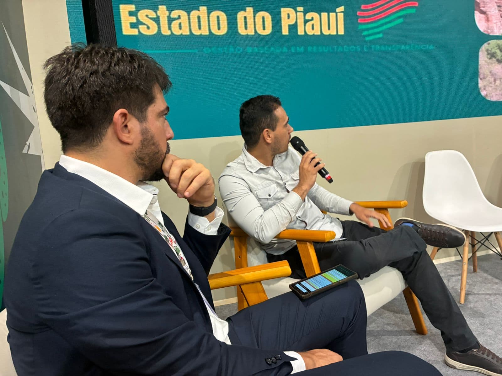 o diretor de Recursos Hídricos, Felipe Gomes, participou do debate ao lado de representantes dos governos do Maranhão, Sergipe e Alagoas.