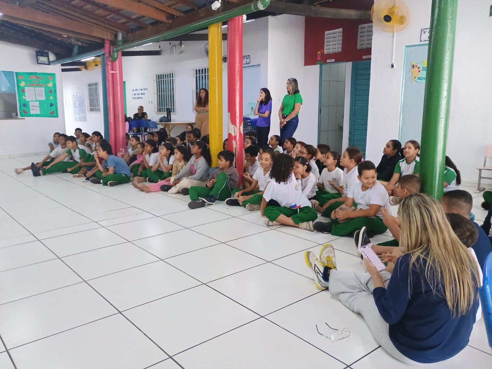 SEMARH realiza ação da Brigada Mirim Ambiental na Unidade Escolar Tenente Araújo da 4ª GRE, em Teresina.